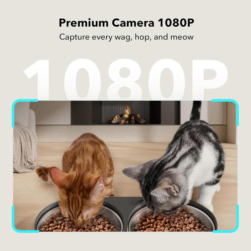 PETLIBRO Granary Luxury Smart Feeder with 1080P Camera – Dual Tray, WiFi Control, 5L Capacity