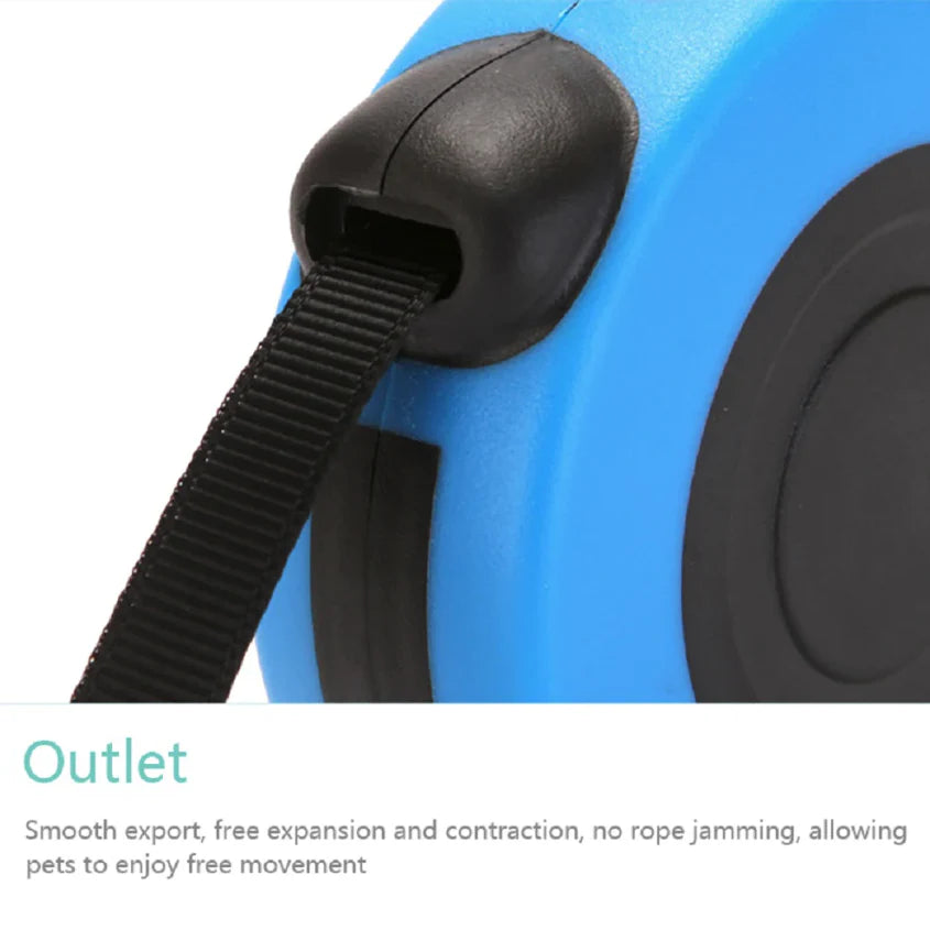 16.5FT Automatic Retractable Dog Leash – Tangle-Free, Locking System, Green
