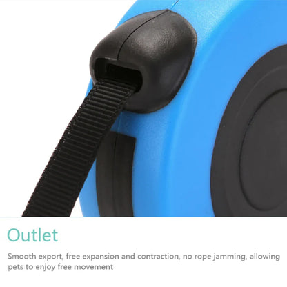 16.5FT Automatic Retractable Dog Leash – Tangle-Free, Locking System, Green