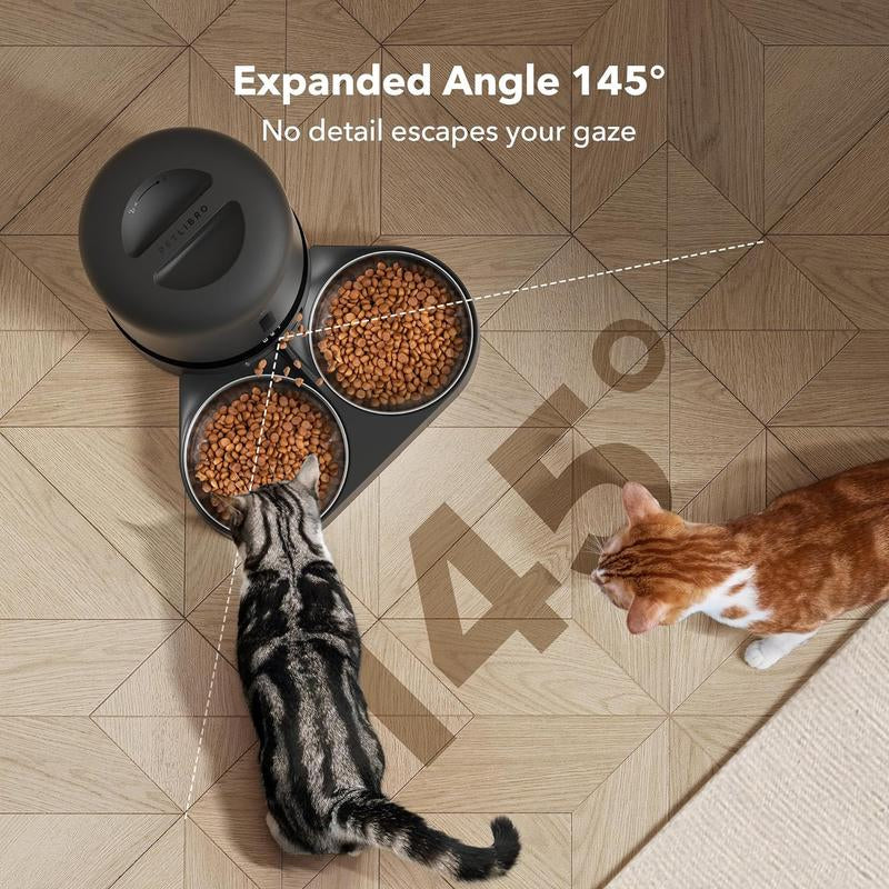 PETLIBRO Granary Luxury Smart Feeder with 1080P Camera – Dual Tray, WiFi Control, 5L Capacity