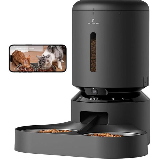 PETLIBRO Granary Luxury Smart Feeder with 1080P Camera – Dual Tray, WiFi Control, 5L Capacity