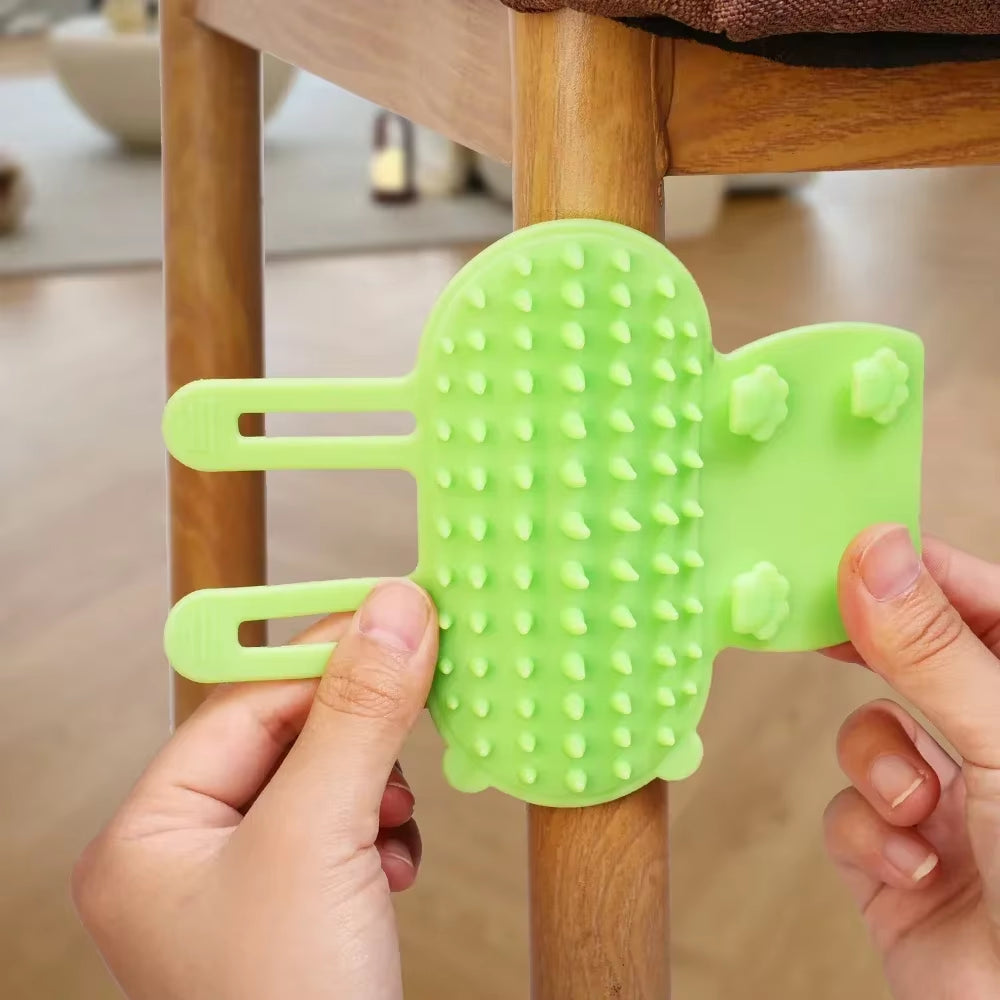 Purrfect Touch™ 2-in-1 Silicone Pet Massage & Hair Removal Comb